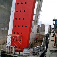 固定式鋼覆復合材料橋梁防撞設施，橋梁防撞護舷，防船撞裝置